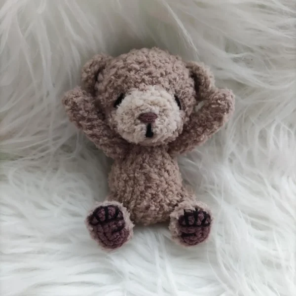 Adorable Handmade Tiny Mini Plush Bear - Image 10