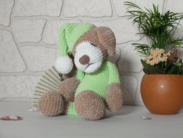 Sleeping Puppy Plush