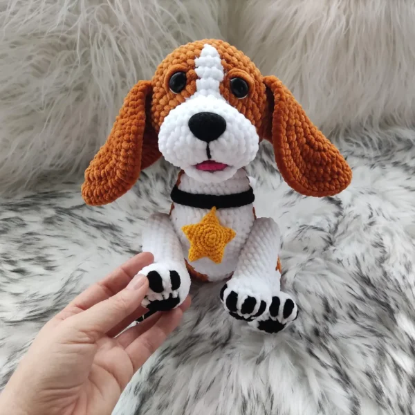 Hilarious Handmade Crochet Dog Plush - Image 2