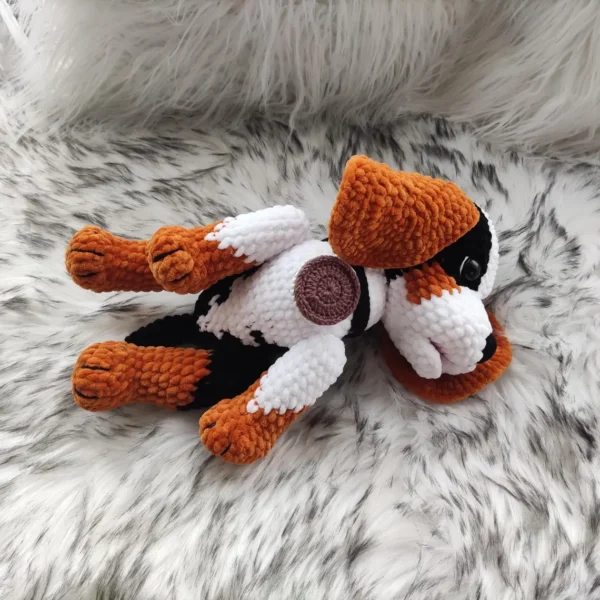 Adorable Handmade Crochet Puppy Plush Dog - Image 9