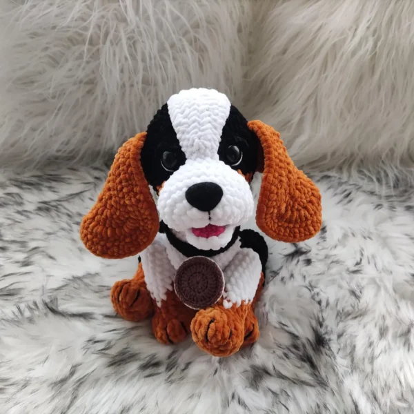 Adorable Handmade Crochet Puppy Plush Dog - Image 10