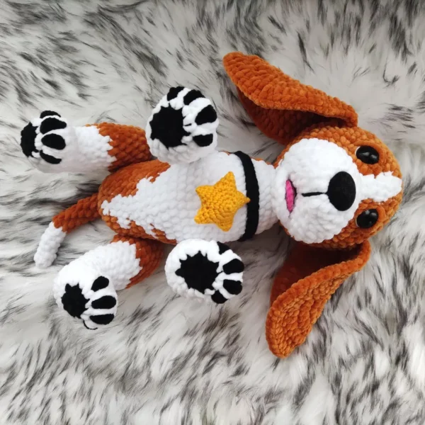 Hilarious Handmade Crochet Dog Plush - Image 3