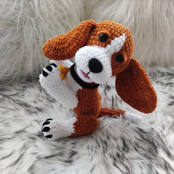 Hilarious Handmade Crochet Dog Plush - Image 5