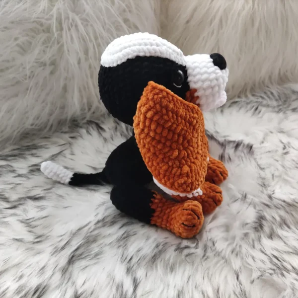 Adorable Handmade Crochet Puppy Plush Dog - Image 6
