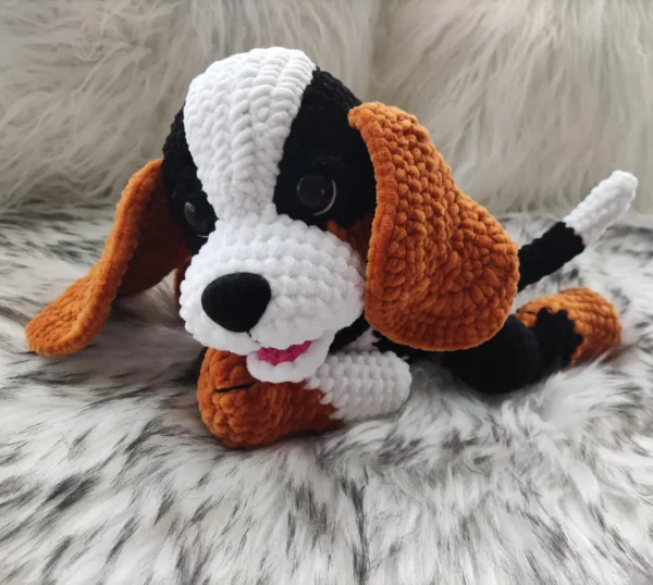 Adorable Handmade Crochet Puppy Plush Dog - Image 7