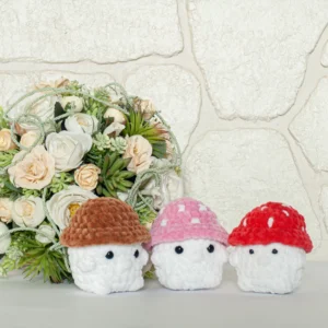 Plush Amigurumi Mushrooms
