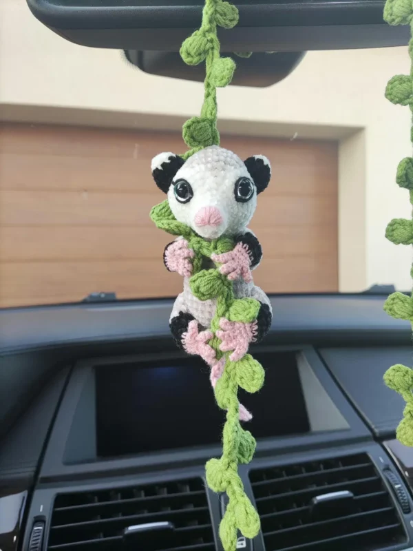 Amazing Handmade Mini Plush Opossum – Cute Crochet Stuffed Toy for Animal Lovers! - Image 9