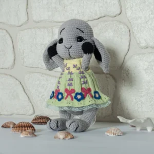 Knitted Stuffed Bunny