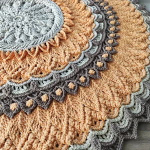 awesome knitted rug