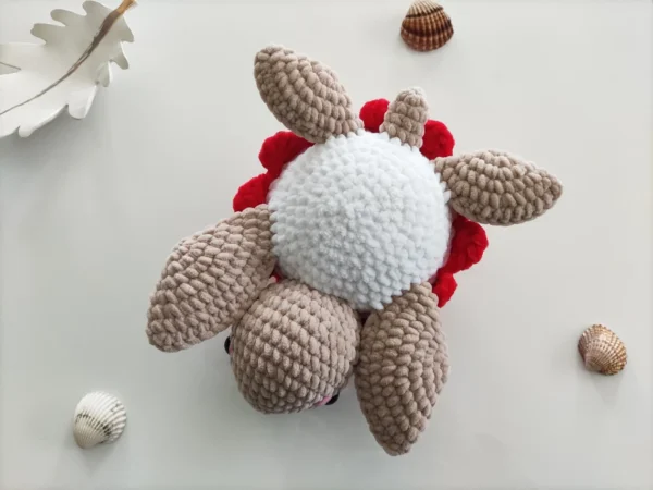 Wonderful Handmade Crochet Turtle with Heart – Plush Amigurumi Gift - Image 10