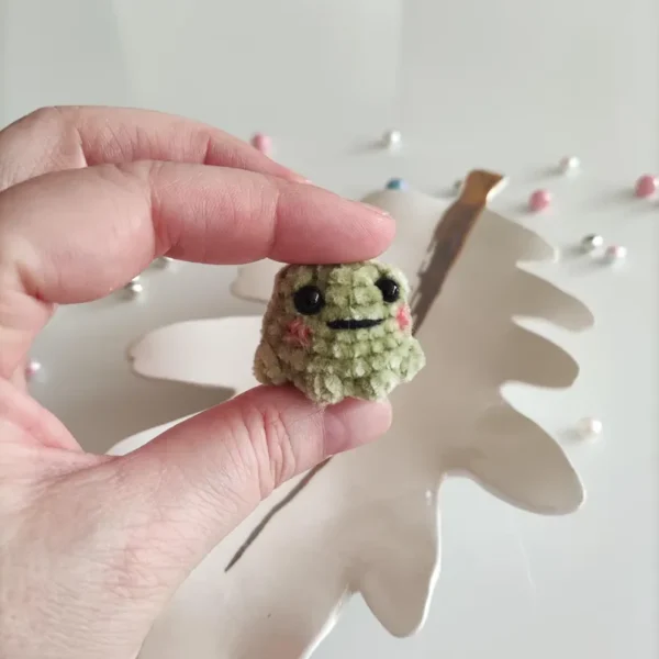 Cute mini plush frog, Stuffed Animal frog, Gift for her/him Idea - Image 3