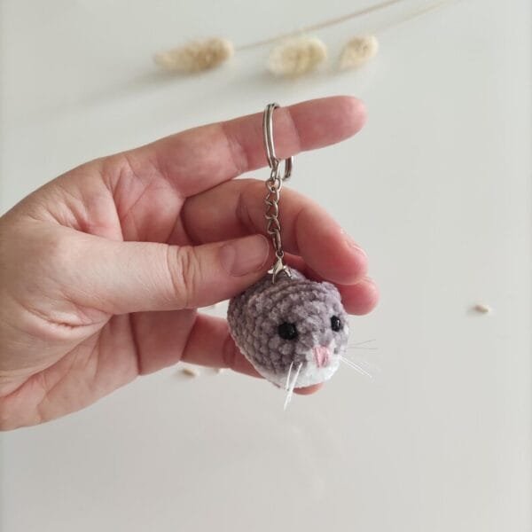 Mini Crochet Guinea Pig, Dollhouse Miniature Hamster Plush - Image 2