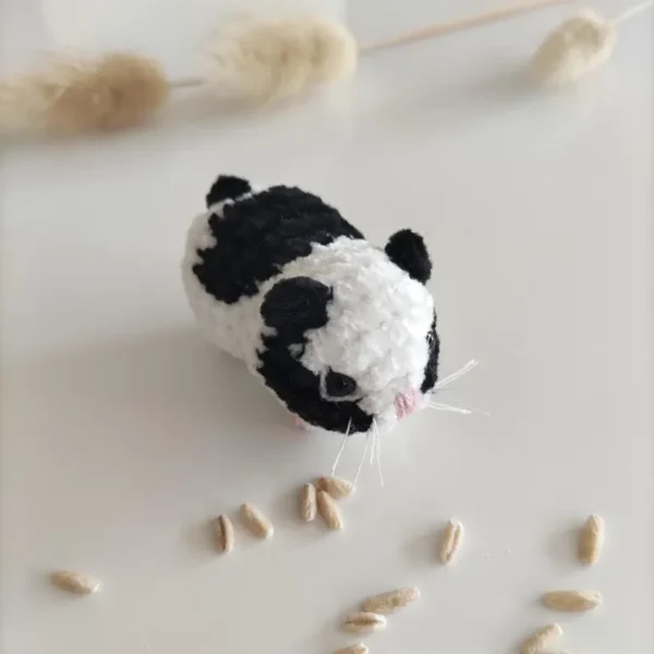 Djungarian hamster plush, realistic plush hammy - Image 4