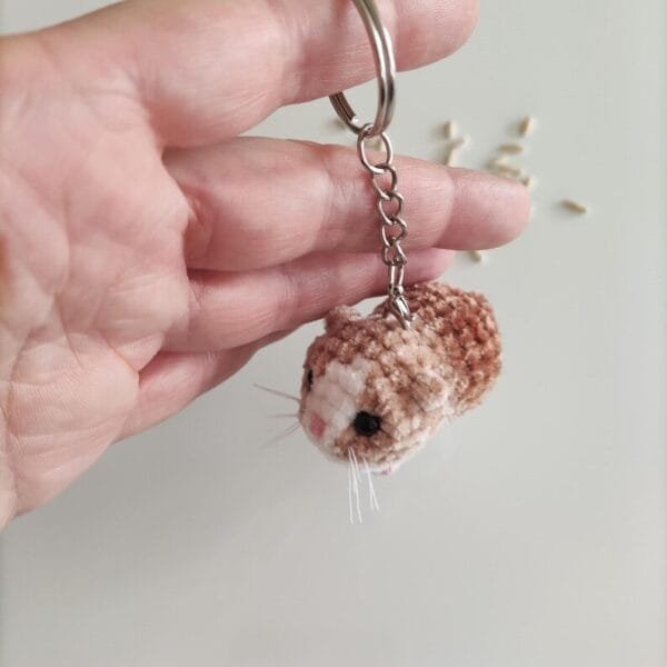 Sad crochet hamster, hamster plush amigurumi - Image 10