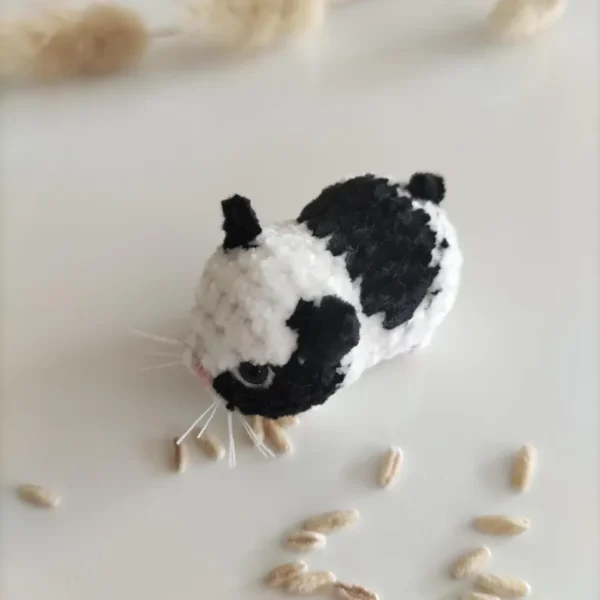 Djungarian hamster plush, realistic plush hammy - Image 9