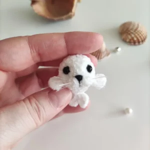 Cute Amigurumi Seal Plush
