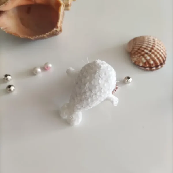 Cute Amigurumi Seal Plush, Emotional Support Seal - Image 6