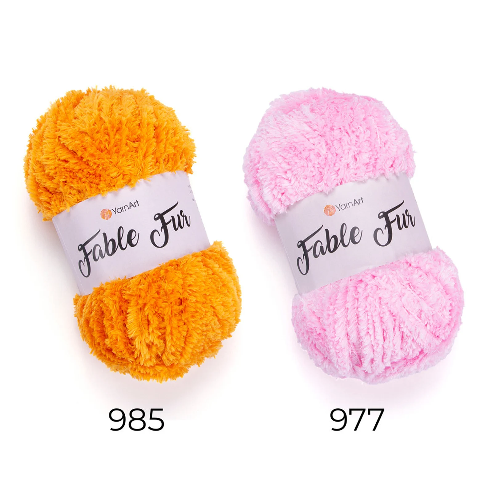 YarnArt Fable Fur: Micro Polyester Faux Fur Yarn for Knitting and Crochet - Image 4