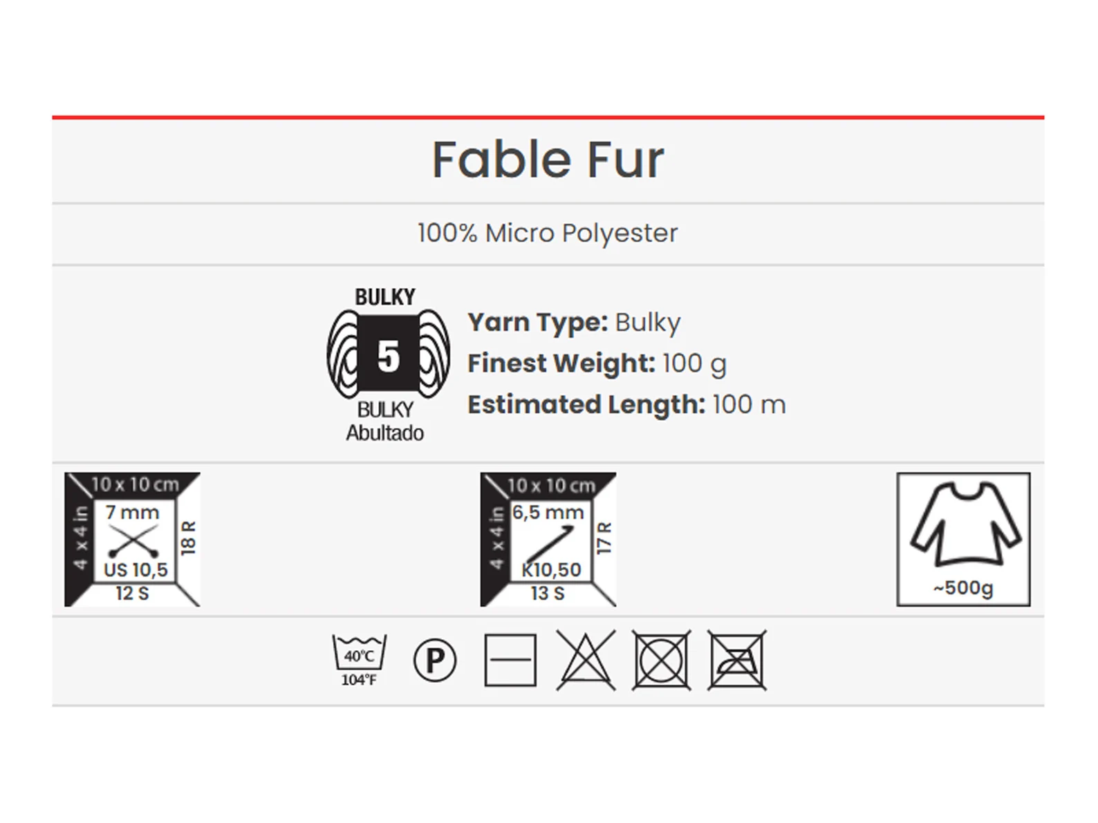 YarnArt Fable Fur: Micro Polyester Faux Fur Yarn for Knitting and Crochet - Image 6